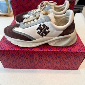 Tory Burch Tory Trainer White/Plum